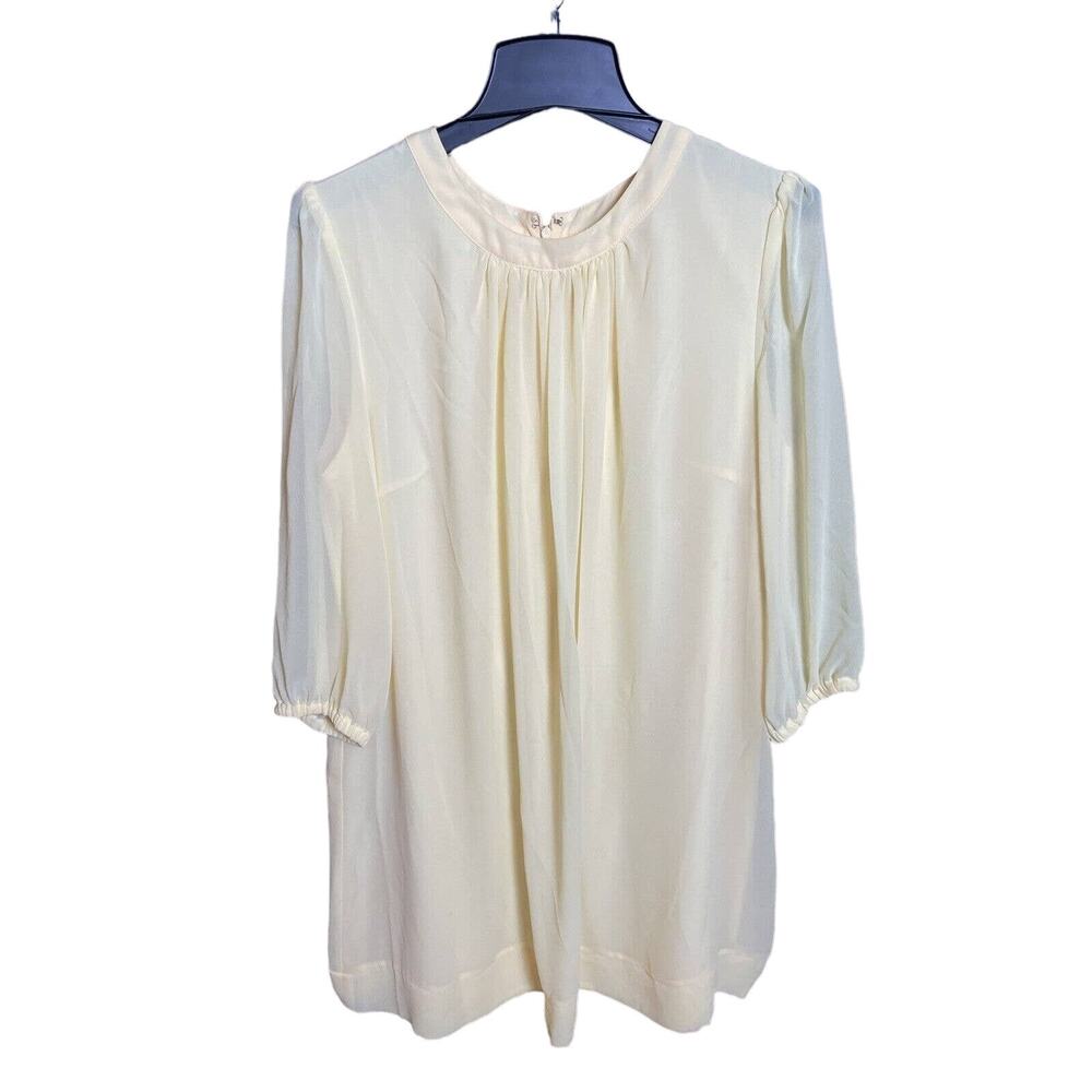 Eva Mendez New York & Company Pastel Yellow Sabrina Dress Size Large